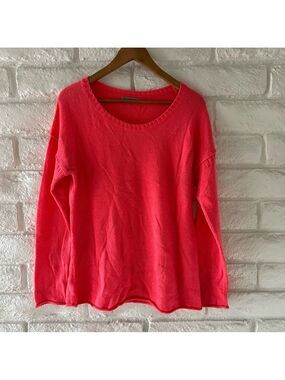 GAP Bold Pink Knit Sweater Size Small S33